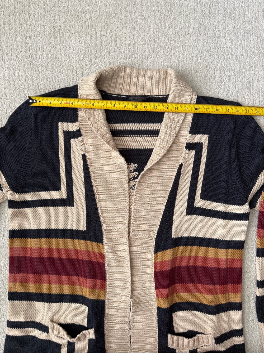 Pendleton Knit Sweater Duster - Picture 13 of 14